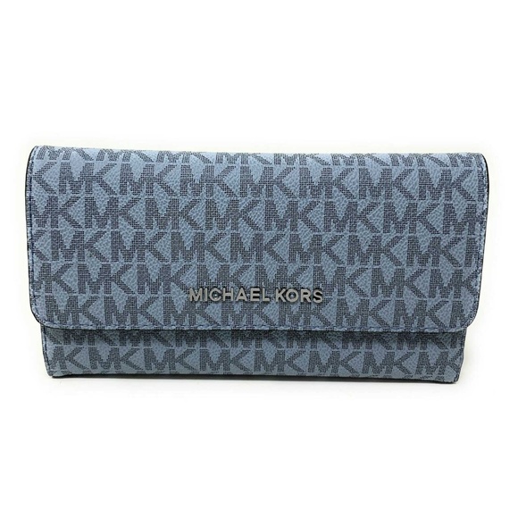 Michael Kors Jet Set Travel Large Trifold Wallet - Picture 1 of 4